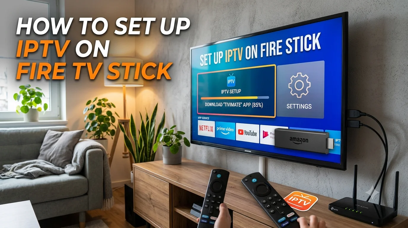 How to set up IPTV on a Fire TV Stick — AtlasTV 2026 guide