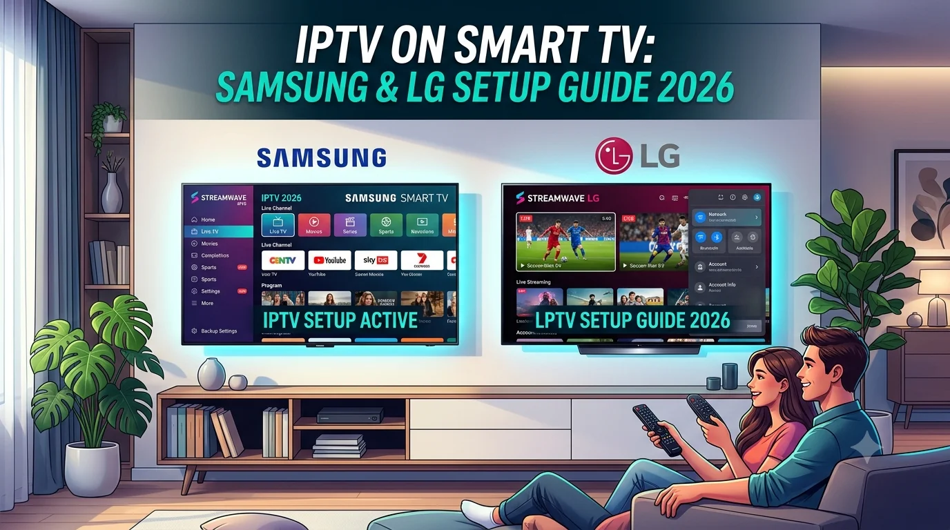 IPTV on Smart TV — Samsung and LG setup guide 2026 by AtlasTV